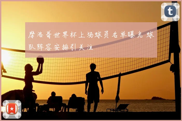 摩洛哥世界杯上场球员名单曝光 球队阵容安排引关注