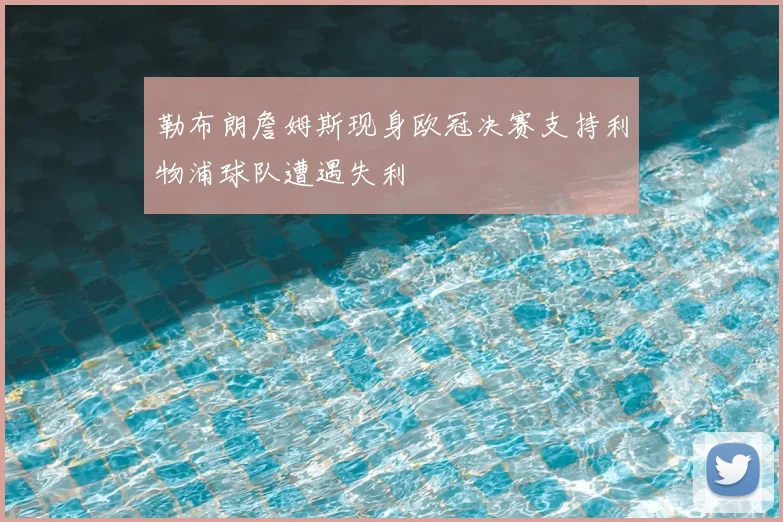 勒布朗詹姆斯现身欧冠决赛支持利物浦球队遭遇失利