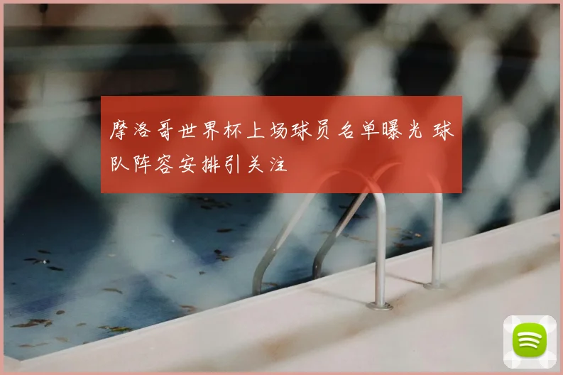摩洛哥世界杯上场球员名单曝光 球队阵容安排引关注